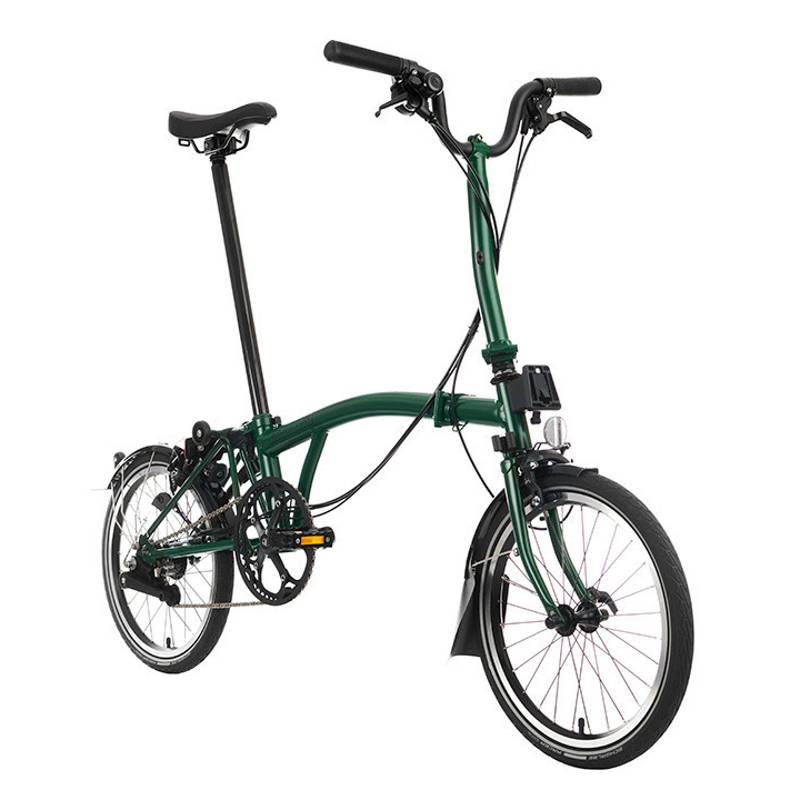 【美品】2024年3月購入BROMPTON M6L 6速　グリーン Brompton M6L C Line 6 Speed [Racing Green] | Perennial Cycle