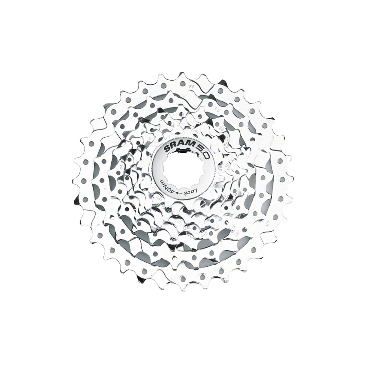 SRAM PG-980 Powerglide II Cassette VTT Chromé Option 1