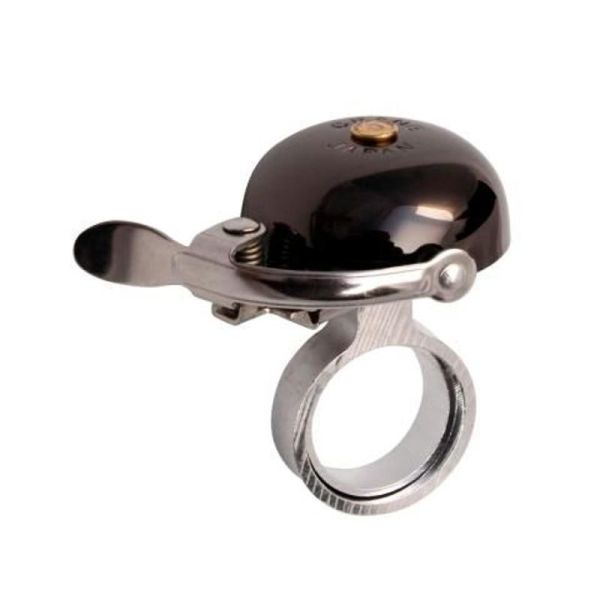 Crane Mini Suzu Bell, Headset Mount, Neo Black