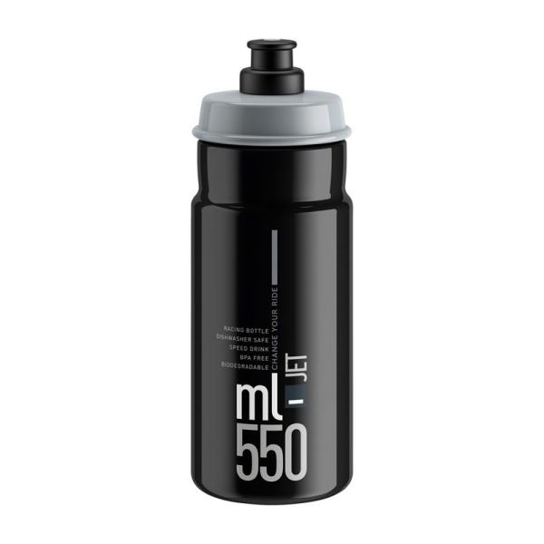 Elite SRL JET Water Bottle, Black