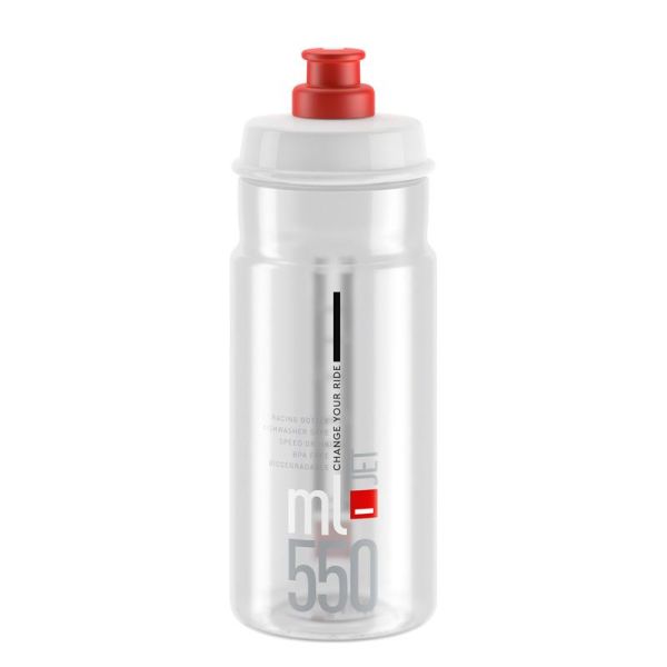 Elite SRL JET Water Bottle, Clear