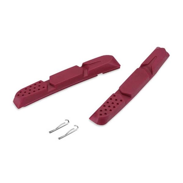 Jagwire Mountain Pro Brake Pad Inserts, Wet [Red] 