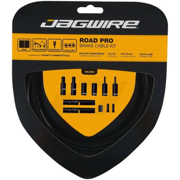 Jagwire Pro Brake Cable Kit Road SRAM/Shimano [Black]