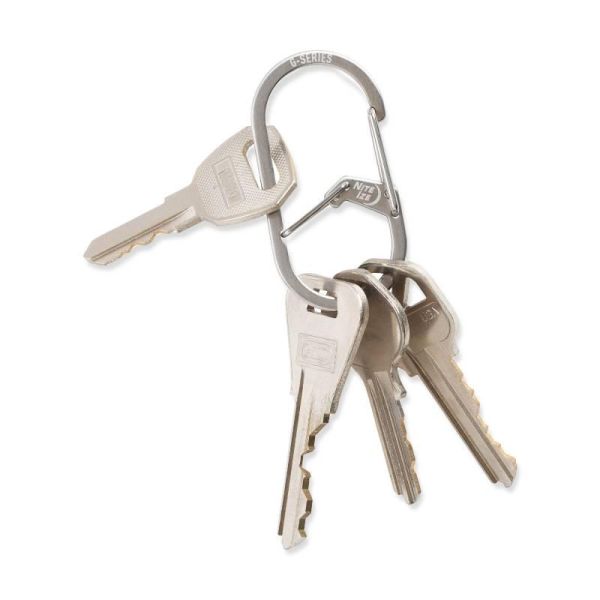 Nite Ize G-Carabiner Pair [Silver] (Size #1)