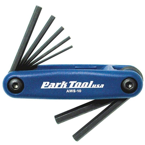 Park Tool AWS-10 Folding Hex Wrench Set 1.5mm to 6mm