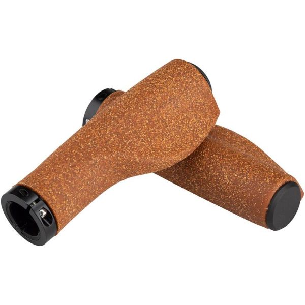 Portland Design Works Ergonomic Lock-on Cork Chop Grips [Natural]