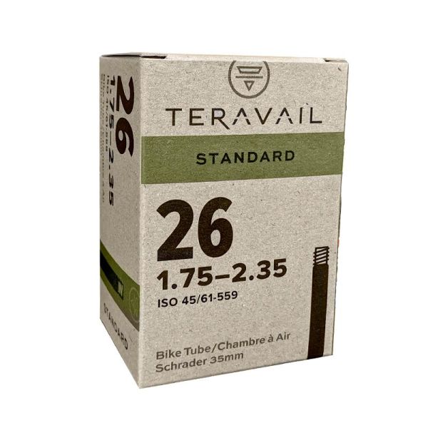Teravail 26 x 1.75-2.35" Schrader Bike Tube (35mm Valve)