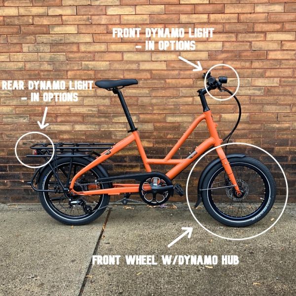 Dynamo Wheel & Light Kit for Tern Short Haul