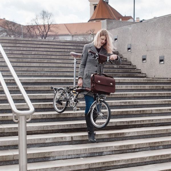 Souma Leather Carry Handle for Brompton