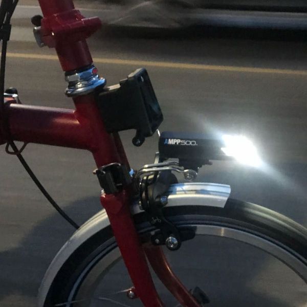 AMPP Rechargeable Front Light for Brompton [500, 800, 1100 Lumens]