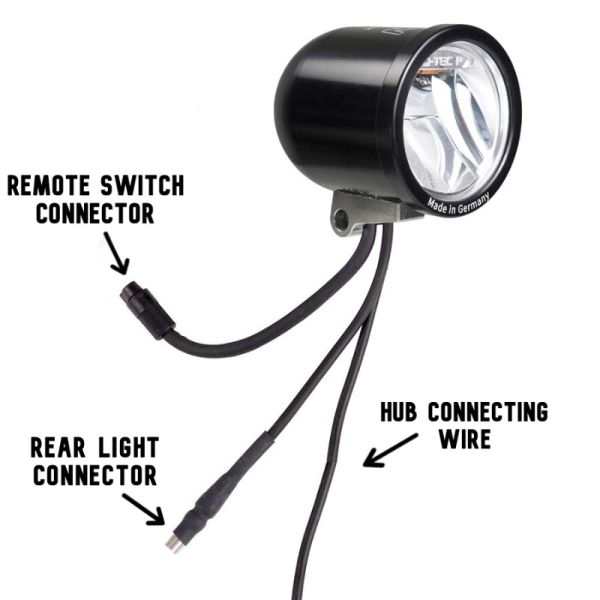 SON Ladelux Headlight [w/o switch or charge cable]