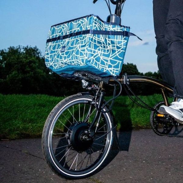Electric Brompton Basket Bag, Bright Night