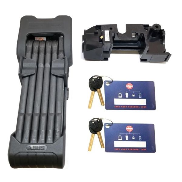 ABUS BORDO LITE 2個セット Abus Bordo 6405/85 + Downtube Type, Gen 2 Battery Lock | Perennial