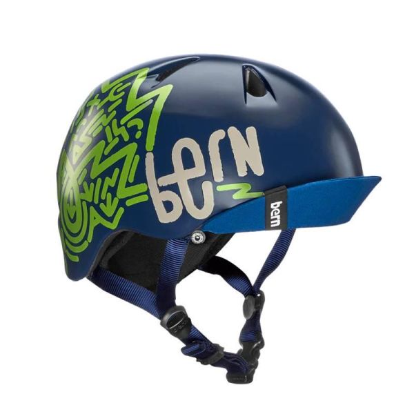 スケートボード Bern helmet, cycling and skateboarding. Bern Youth Helmet, XS-S (48-51.5cm) Zig Zag | Perennial Cycle
