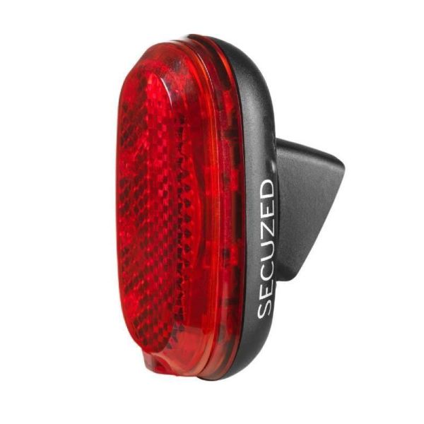 Feu lampe arrière LUXOR dynamo aluminium France vélo lamp
