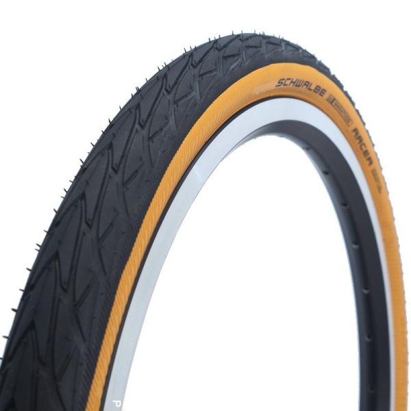 SCHWALBE Marathon Racer タンウォールbrompton Schwalbe Marathon Racer Brompton Tire | Folding Tanwall, 16 x 1-1