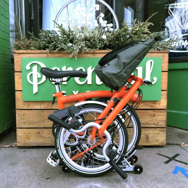 Brompton Borough Tote, Small [Olive] | Perennial Cycle