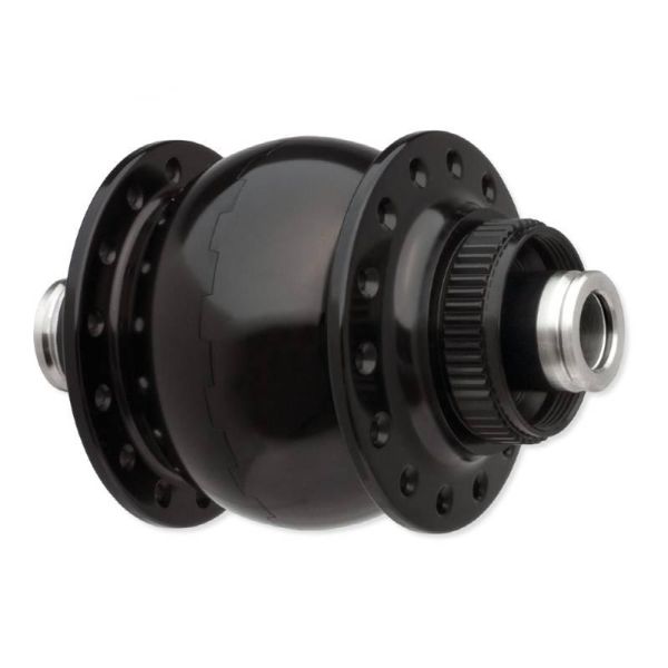 Schmidt SONdelux 12mm Centerlock 24 hole Black Dynamo Hub