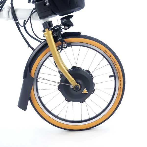 Schwalbe Marathon Racer Brompton Tire | Folding Tanwall, 16 x 1-1/3
