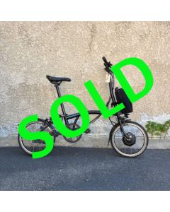 Electric C Line 6-Speed High Handlebar Brompton Black Demo