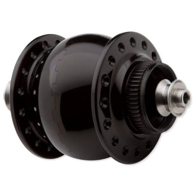 SON NABENDYNAMO SON delux black 32Hクイック SON delux Dynamo Hub - 32h Centerlock Disc in Black | Perennial Cycle