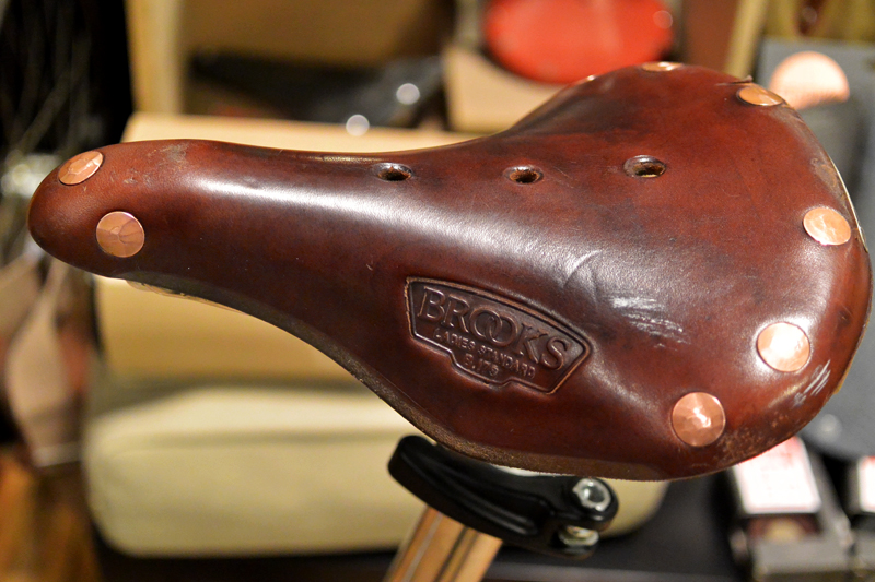 leather bike saddle care