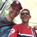 Two men smiling in a selfie