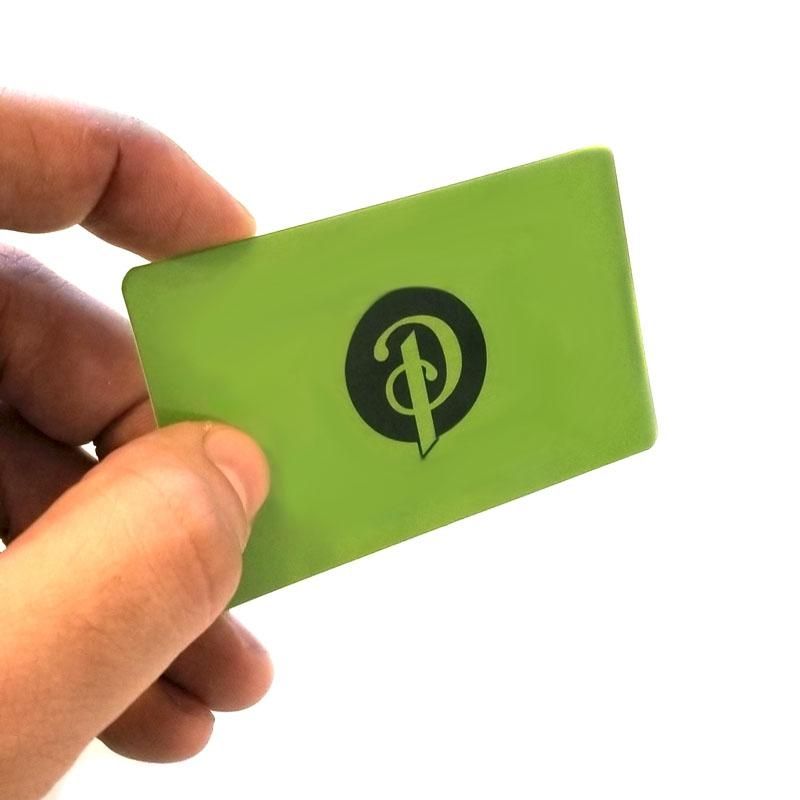 A hand holding Perennial Cycle gift card.